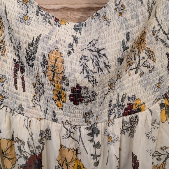 Maurice's Dress with Crochet Top Floral Maxi Size XL NWT - Picture 8 of 9